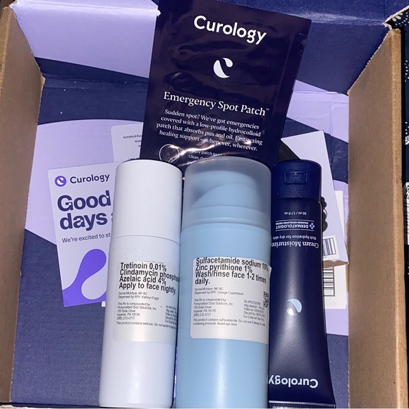Blue and White Acne & Blemish Skincare Collection